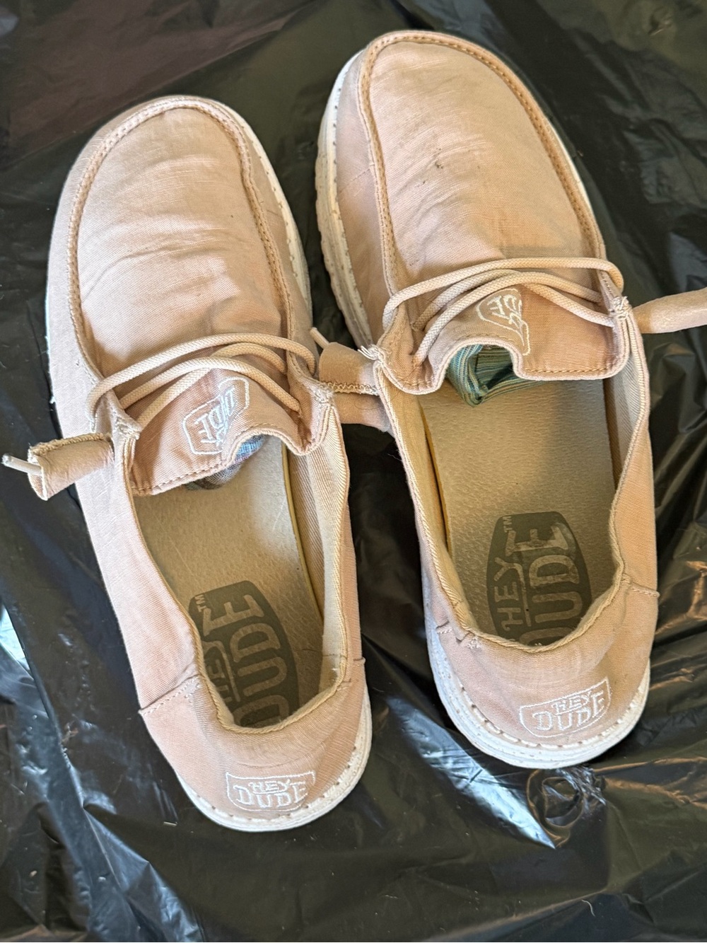 Hey Dude Wally Canvas Slip-On Shoes in Pale Pink